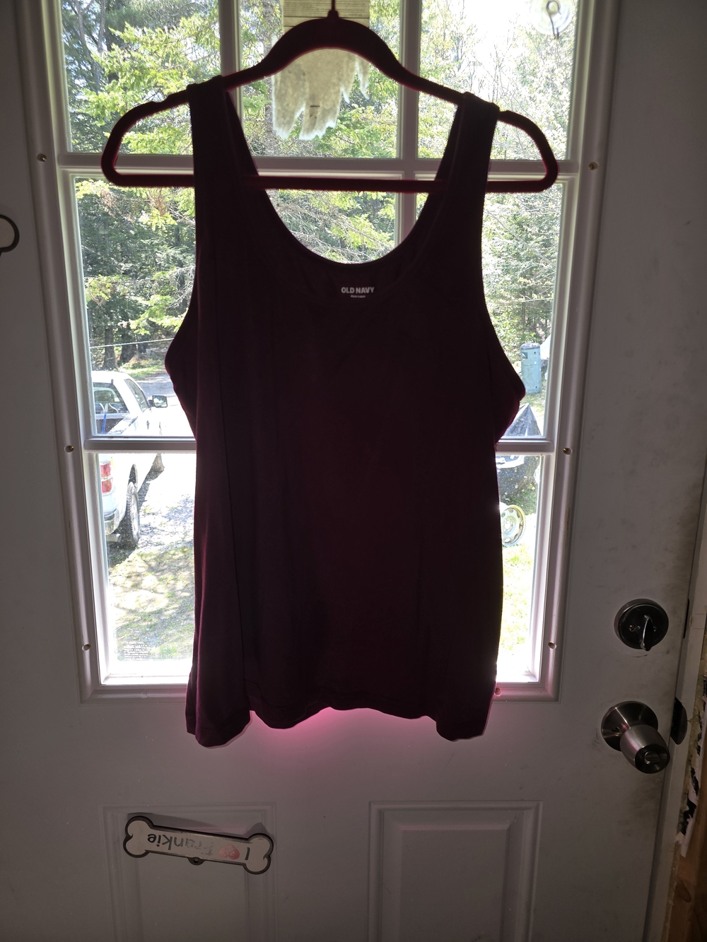 Old Navy Women's Dark Burgundy Scoop Neck Tank